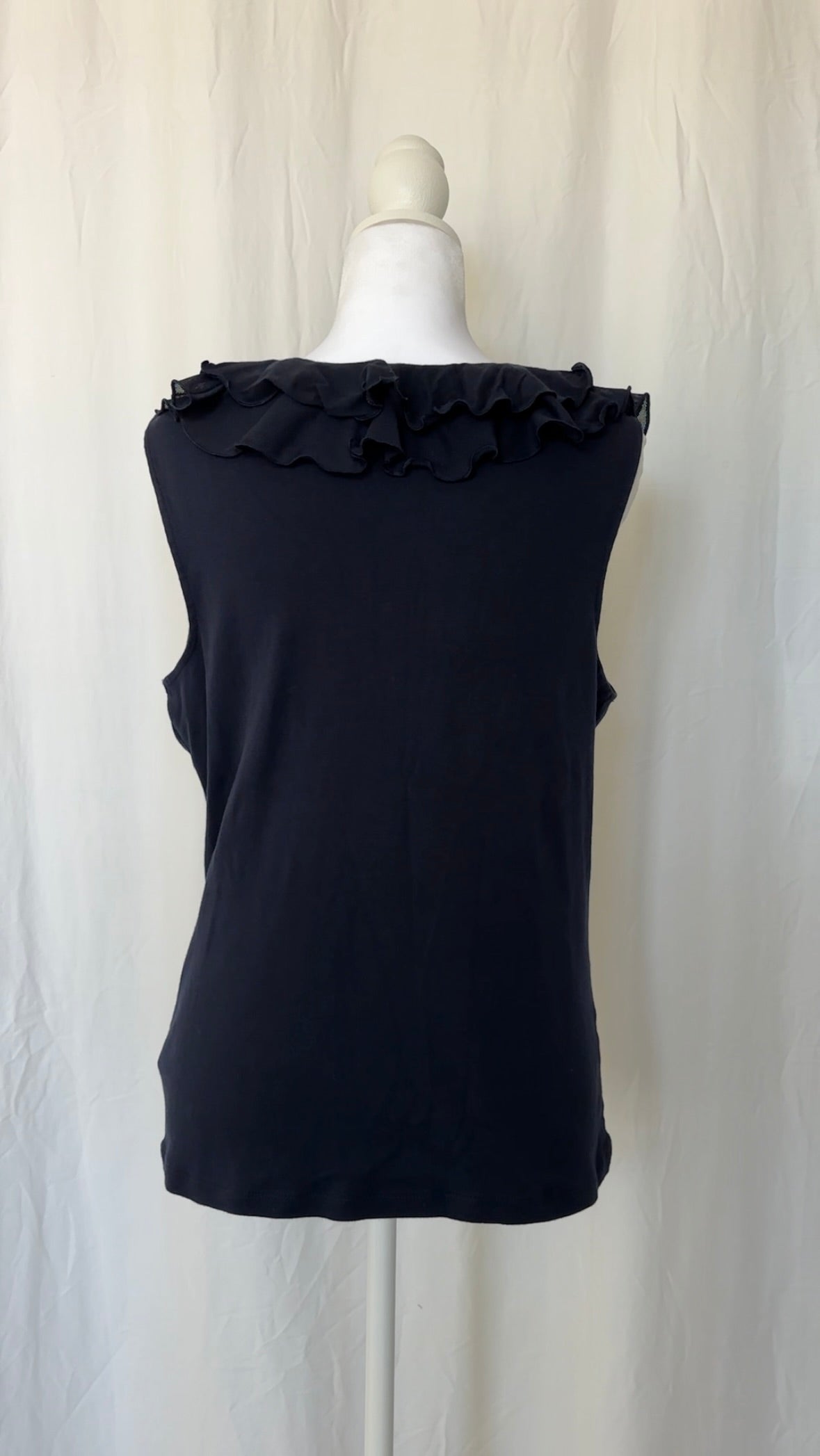 Champs Size L Ruffle Tank Top
