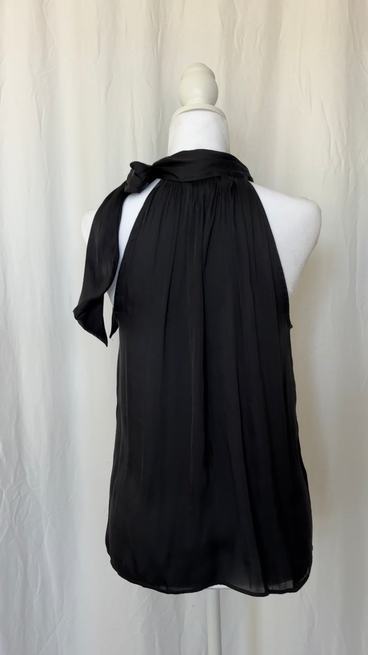 Banana Republic Size S Neck Tie Sleeveless Top