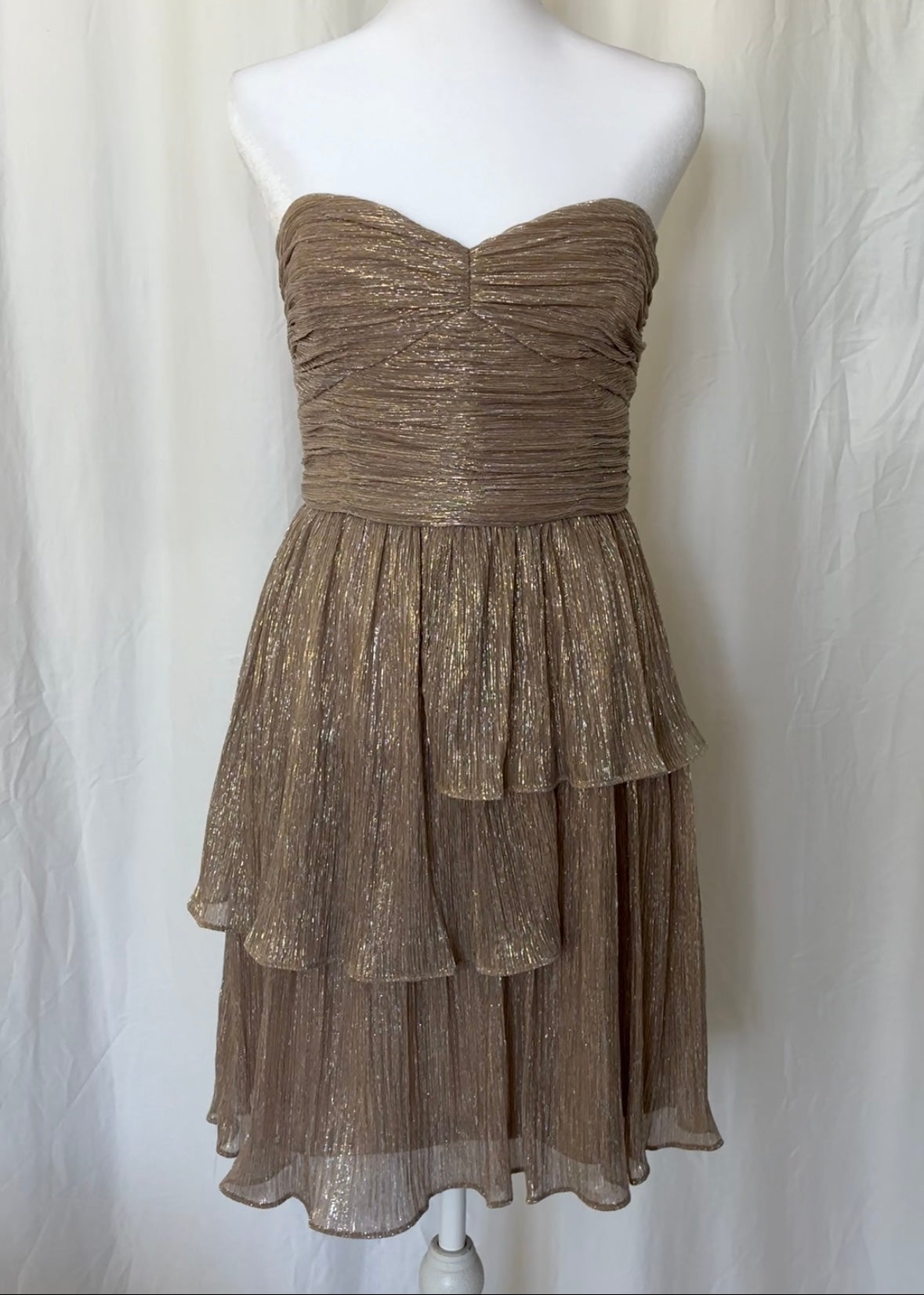 Max and Cleo Size S Sparkly Mini Occasions Dress
