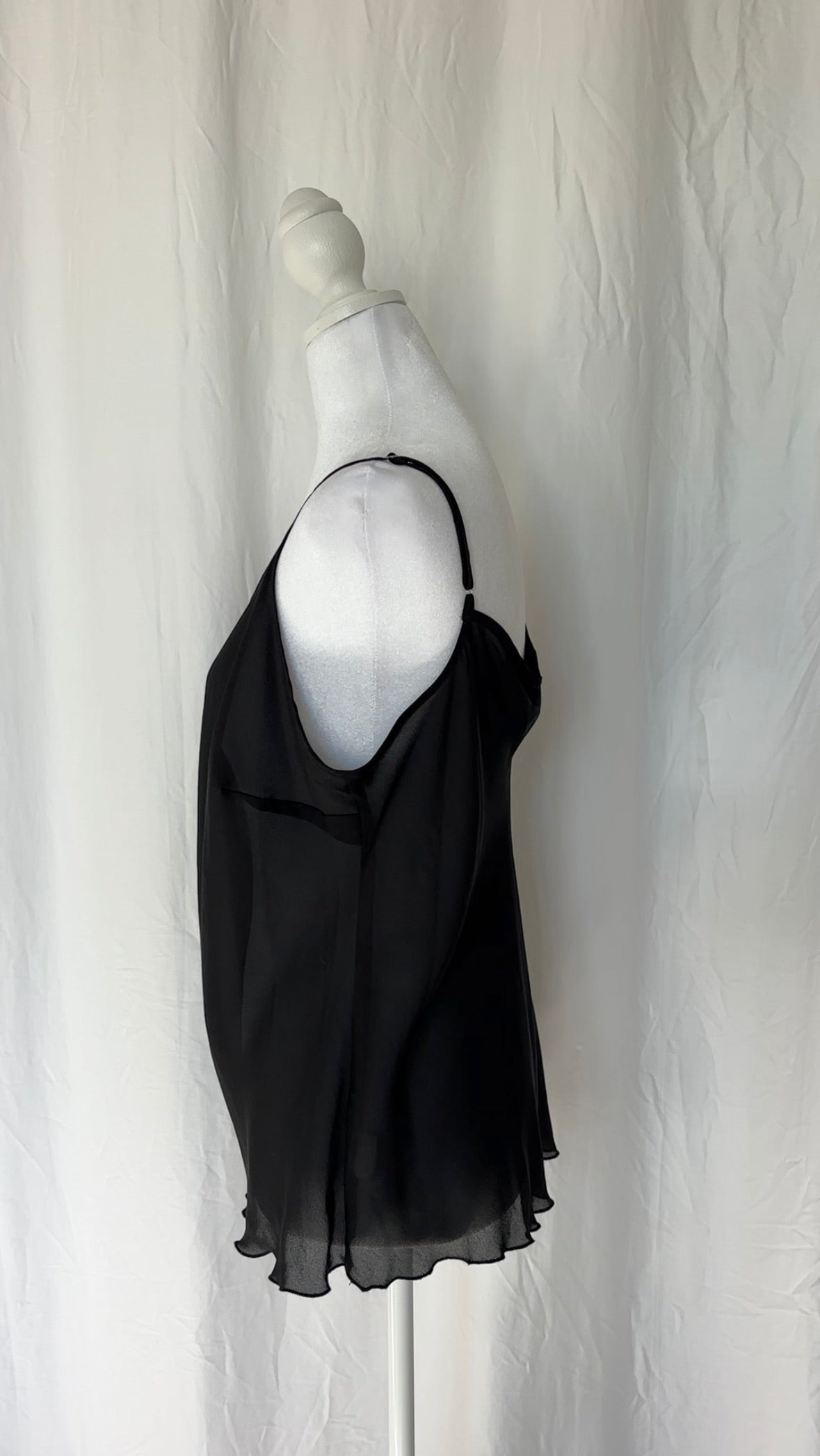 Notions Size XL Sheer Sleeveless Top