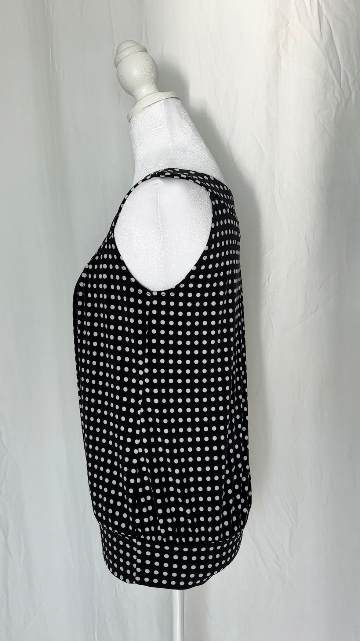 B Wear Size S Polka Dot Sleeveless Top