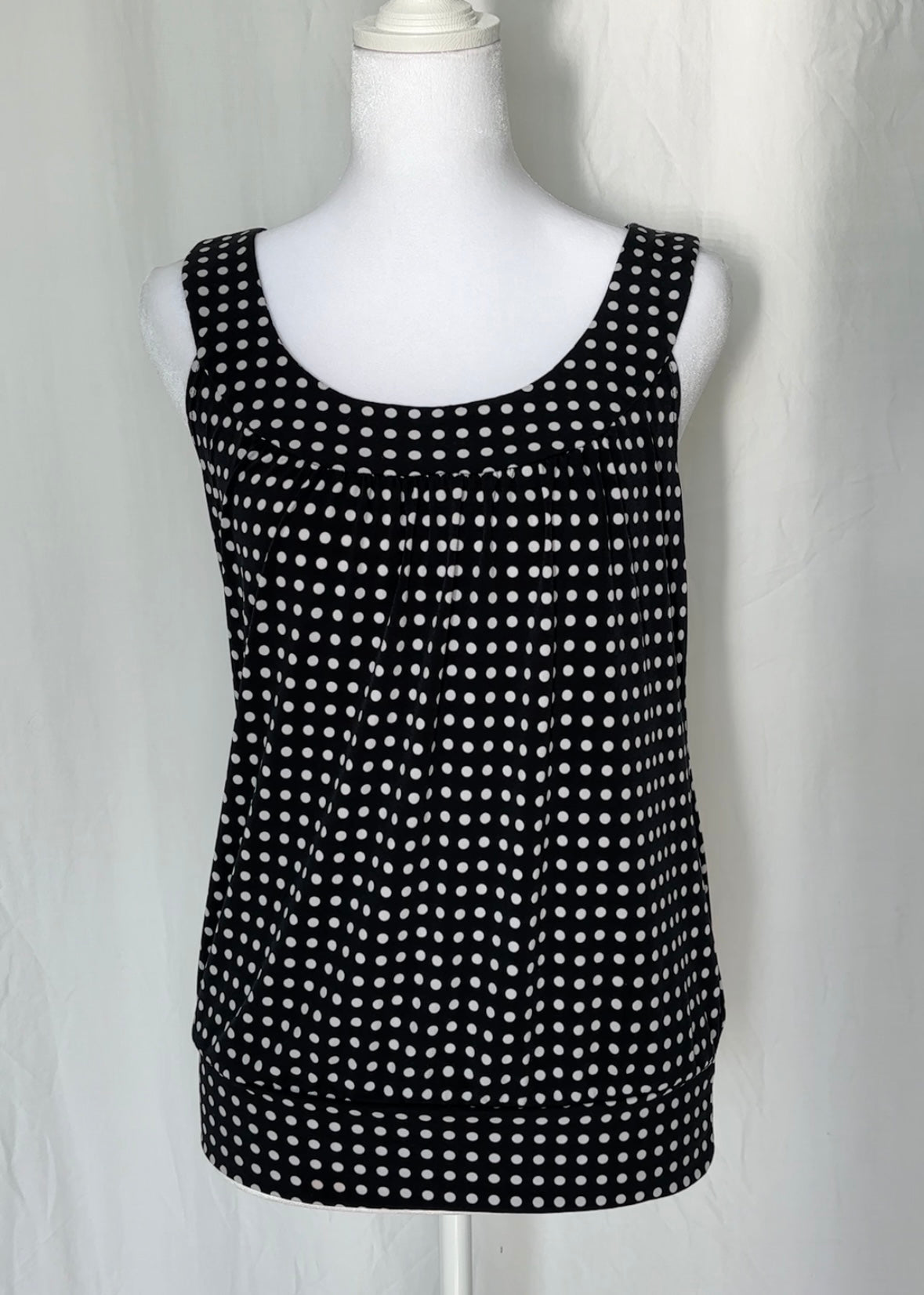 B Wear Size S Polka Dot Sleeveless Top