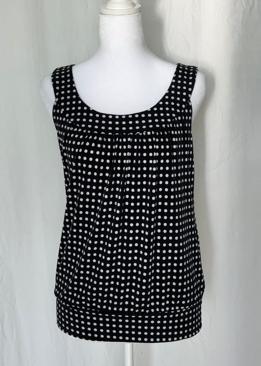 B Wear Size S Polka Dot Sleeveless Top