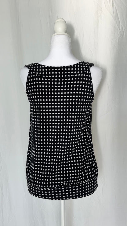B Wear Size S Polka Dot Sleeveless Top