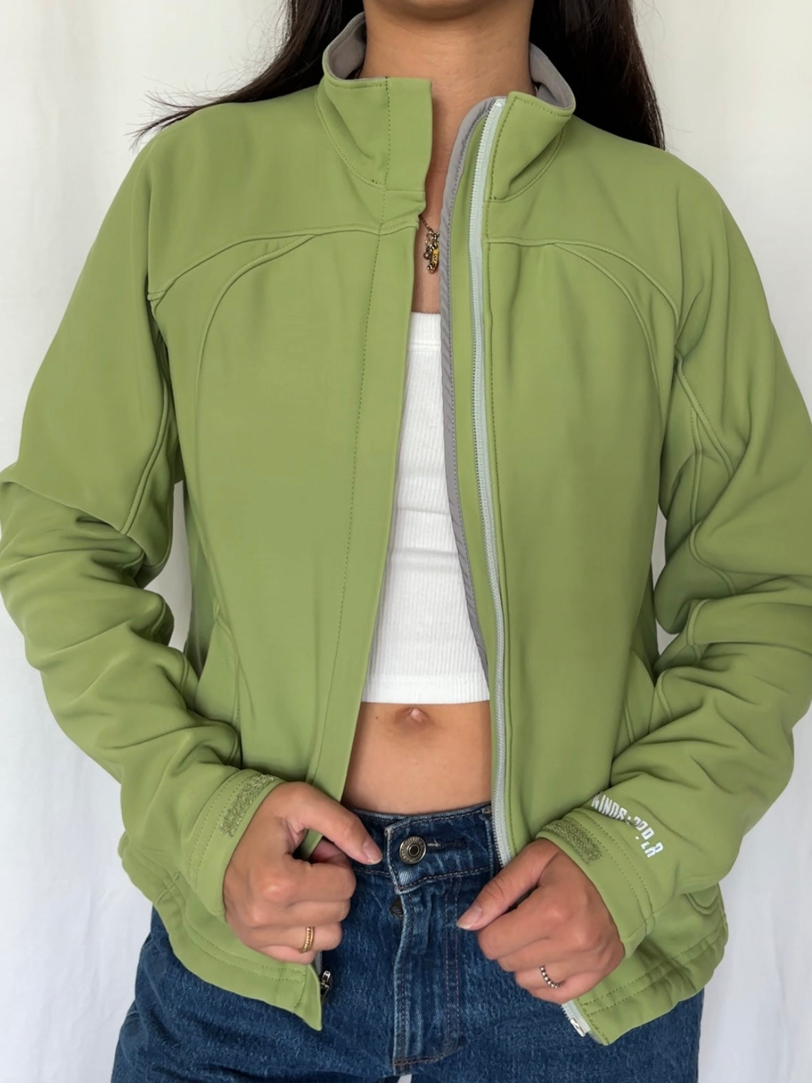 LL Bean Size S Funnel Neck Long Sleeve Outerwear