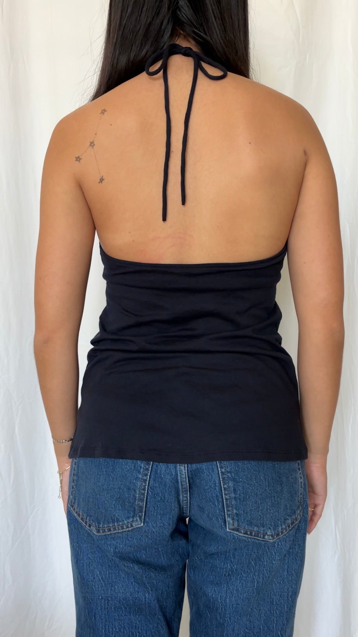 Victoria Secret Size XS Floral Embroidered Halter Sleeveless Top