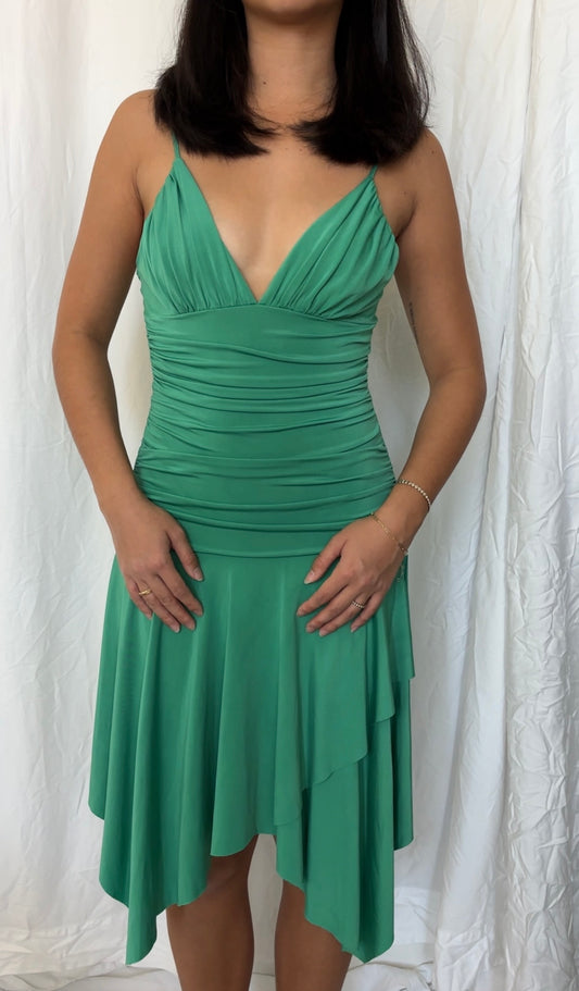 Teeze Me Size S Ruffle Mini Occasions Dress