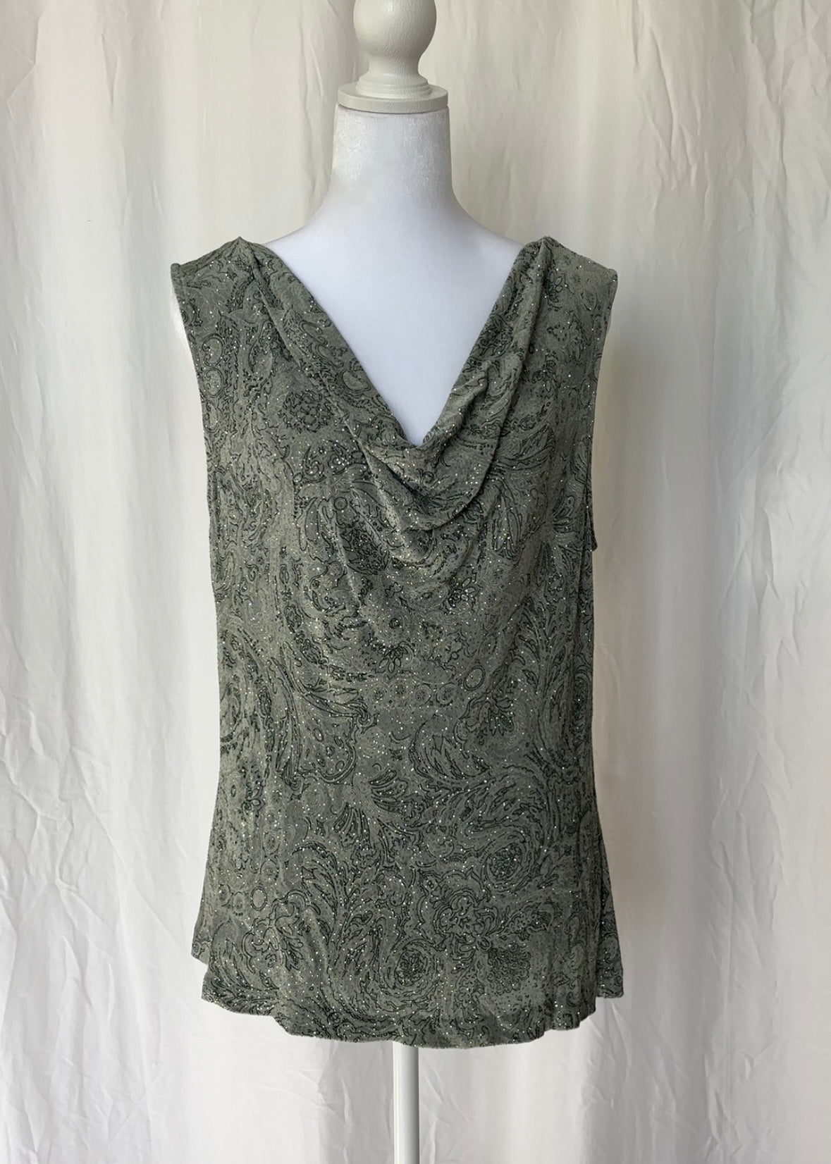 Alex Evenings Size XL Glittery Sleeveless Tank Top