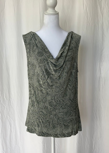 Alex Evenings Size XL Glittery Sleeveless Tank Top