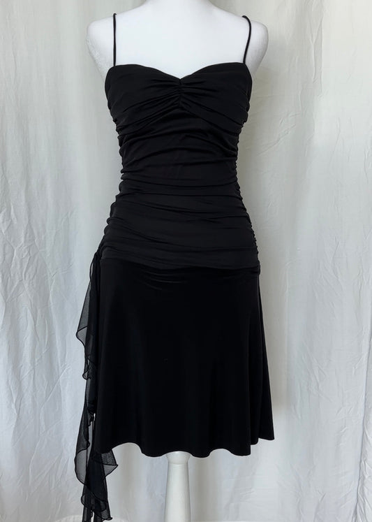 B. Darlin Size XS Ruffle Sleeveless Mini Occasions Dress