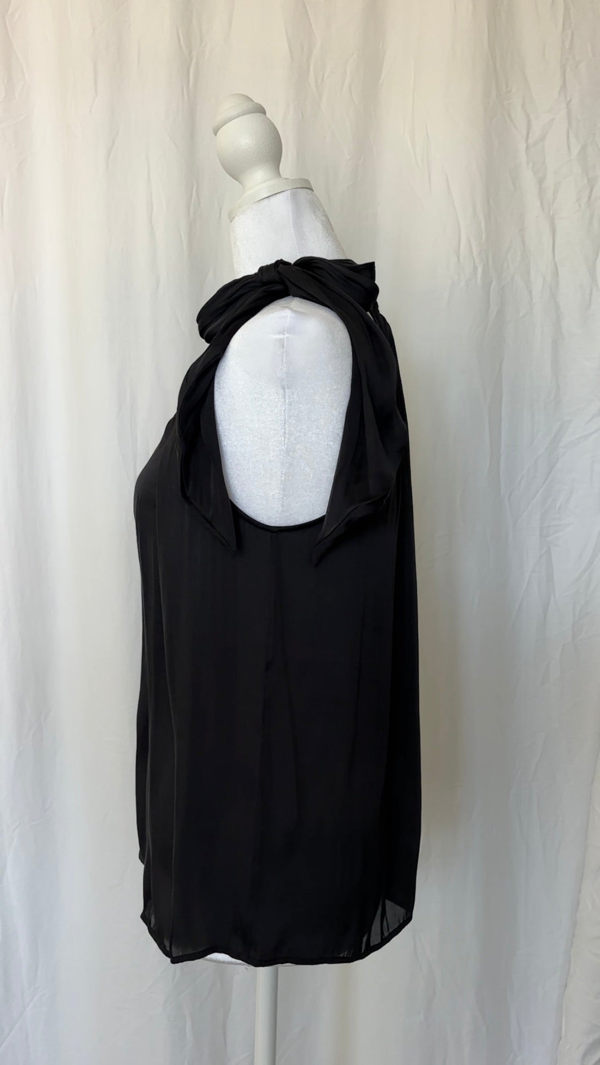 Banana Republic Size S Neck Tie Sleeveless Top