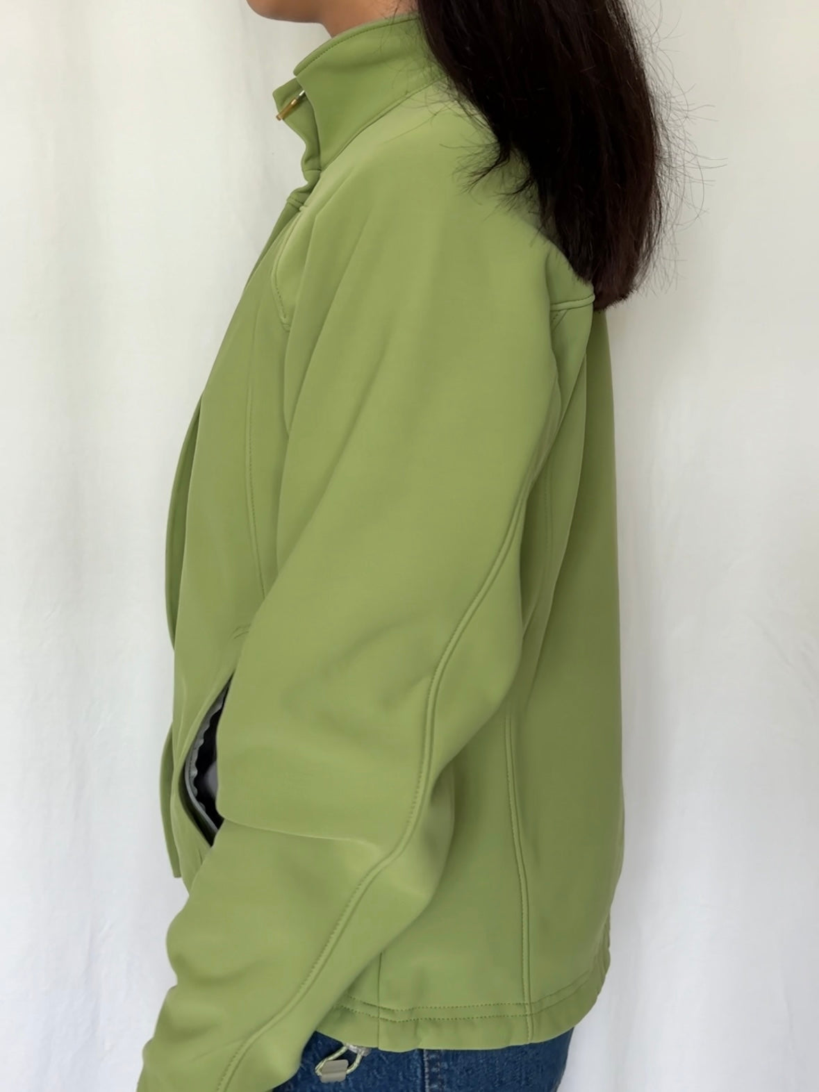 LL Bean Size S Funnel Neck Long Sleeve Outerwear