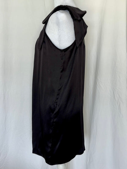 True Couture Size XS Silk One Shoulder Bow Mini Dress