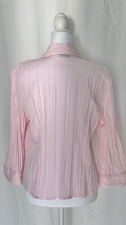 Bay Studio Size S Beaded Button Up Long Sleeve Top