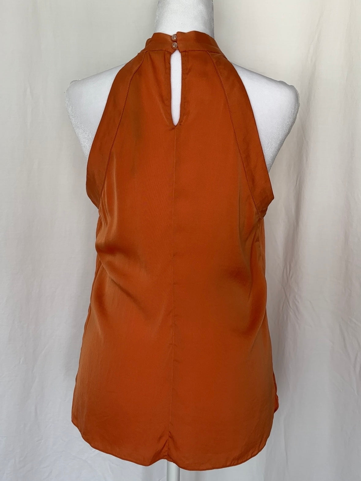 Elie Tahari Size S Silk Beaded Halter Top