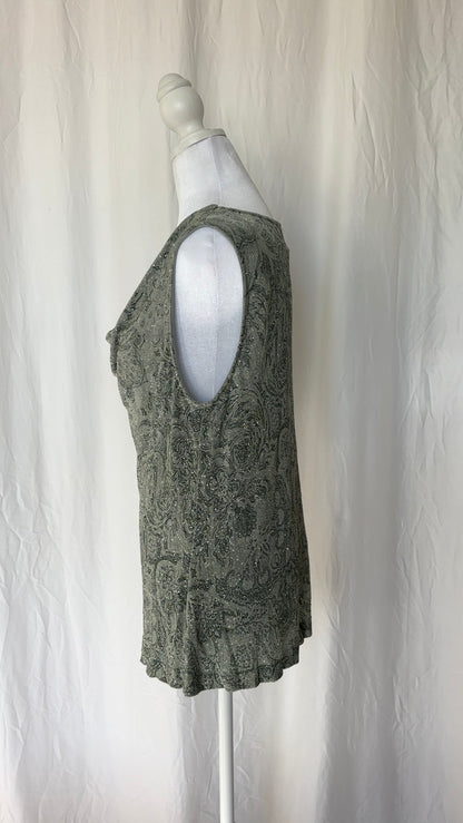 Alex Evenings Size XL Glittery Sleeveless Tank Top