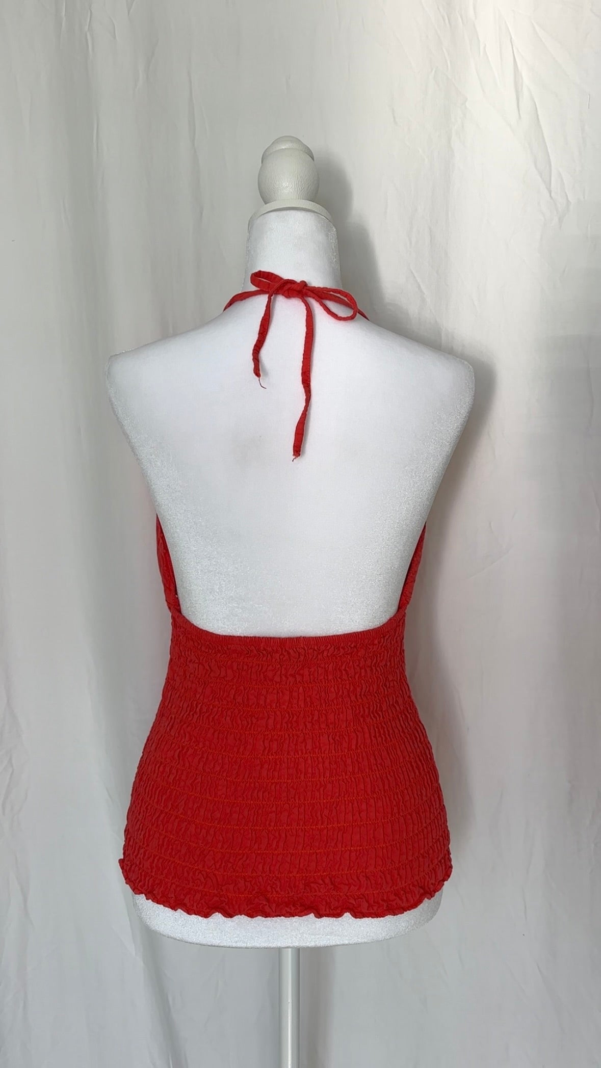 Giocam Size XL Embroider Halter Sleeveless Top