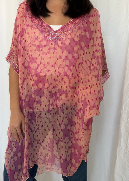 Votre Nom Size M Silk Top