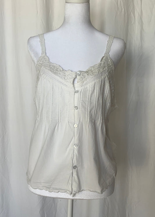 Emerson Lang Size XL Embroidered Sleeveless Top