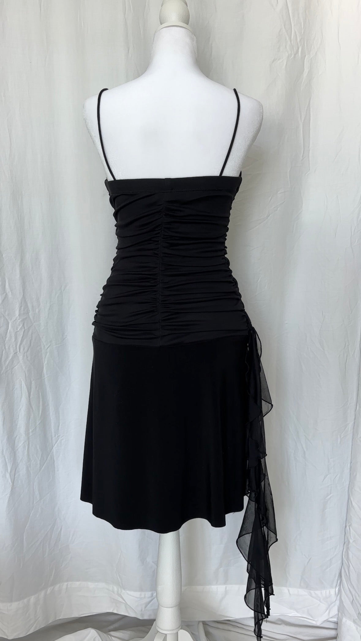 B. Darlin Size XS Ruffle Sleeveless Mini Occasions Dress