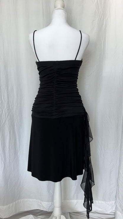 B. Darlin Size XS Ruffle Sleeveless Mini Occasions Dress