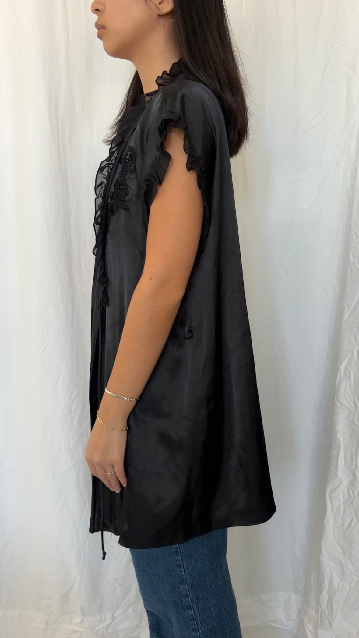 Cosmopolitan Size L Beaded Wrap Outerwear