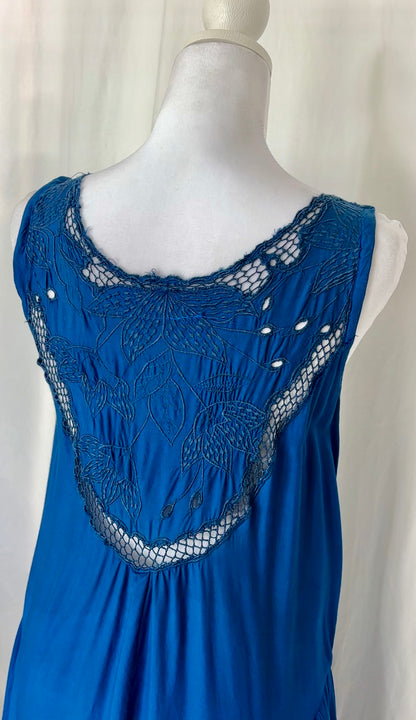 Atyuga by Saatyuga Size S Lace Sleeveless Maxi Dress