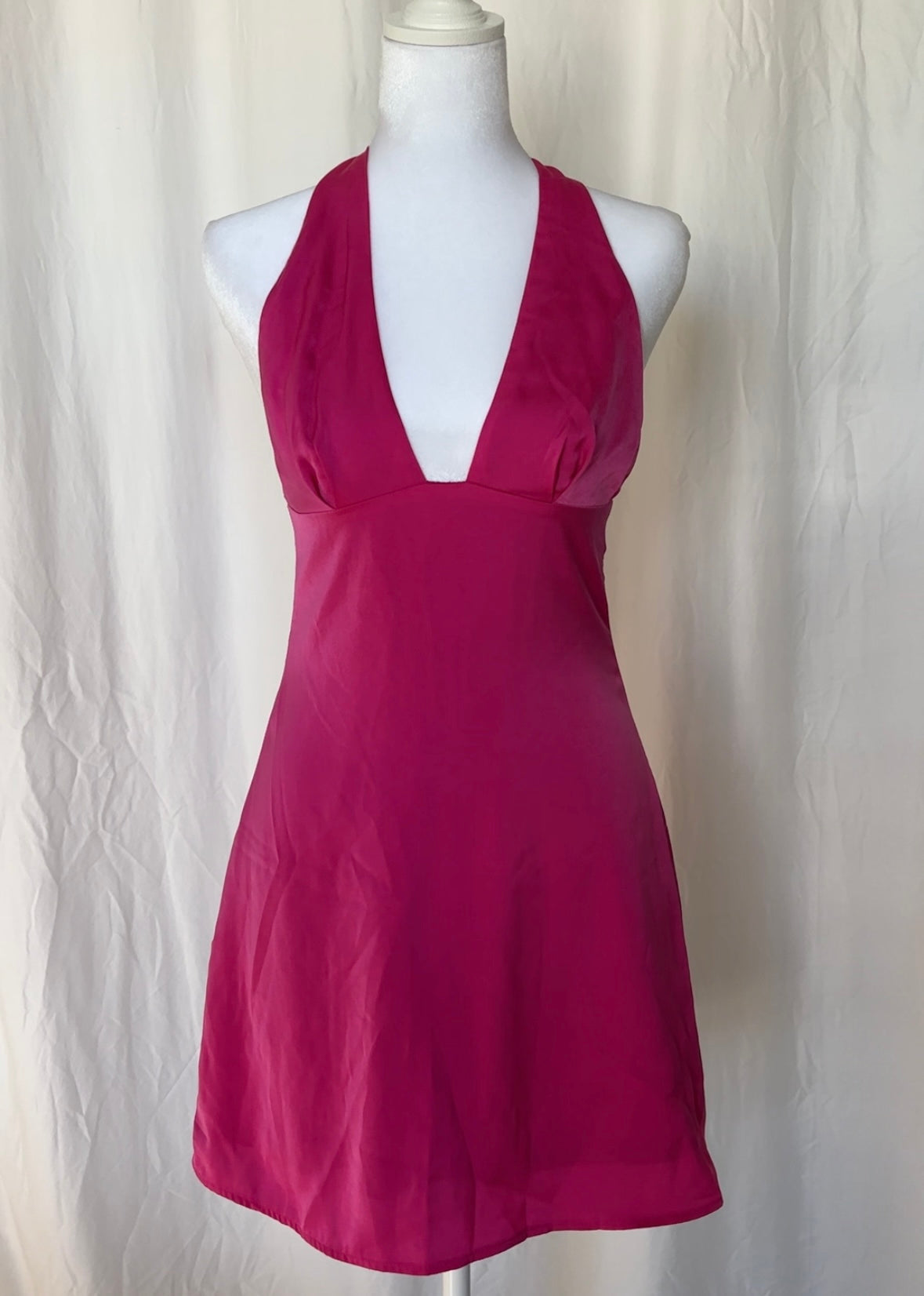 Luvalot Size S Halter Mini Occasions Dress