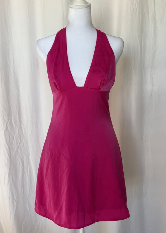 Luvalot Size S Halter Mini Occasions Dress