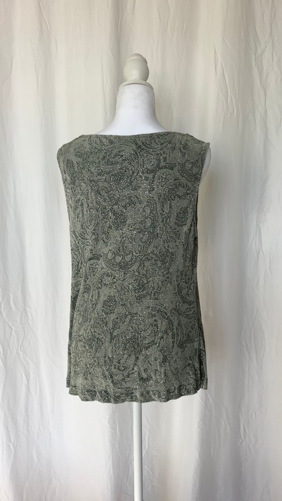 Alex Evenings Size XL Glittery Sleeveless Tank Top