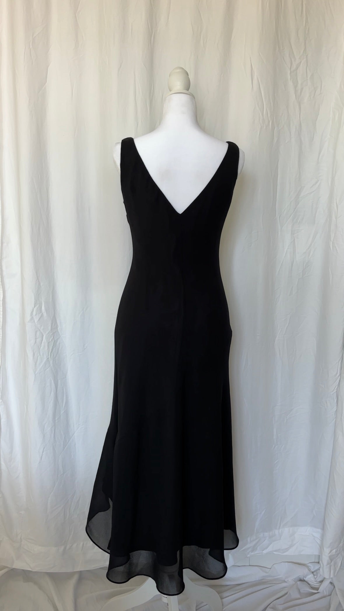 Evan-Picone Size S Beaded Midi Occasions Dress