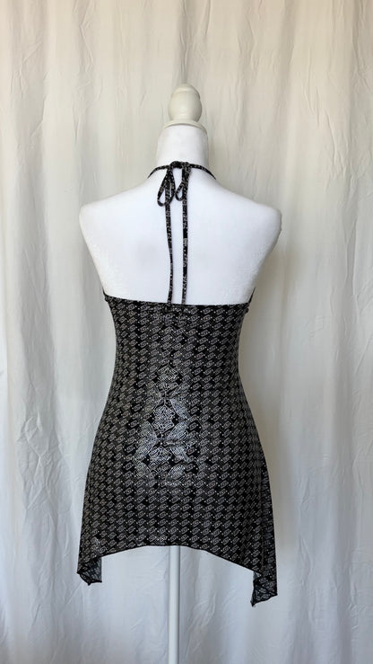 Papaya Size XS Beaded Halter Top