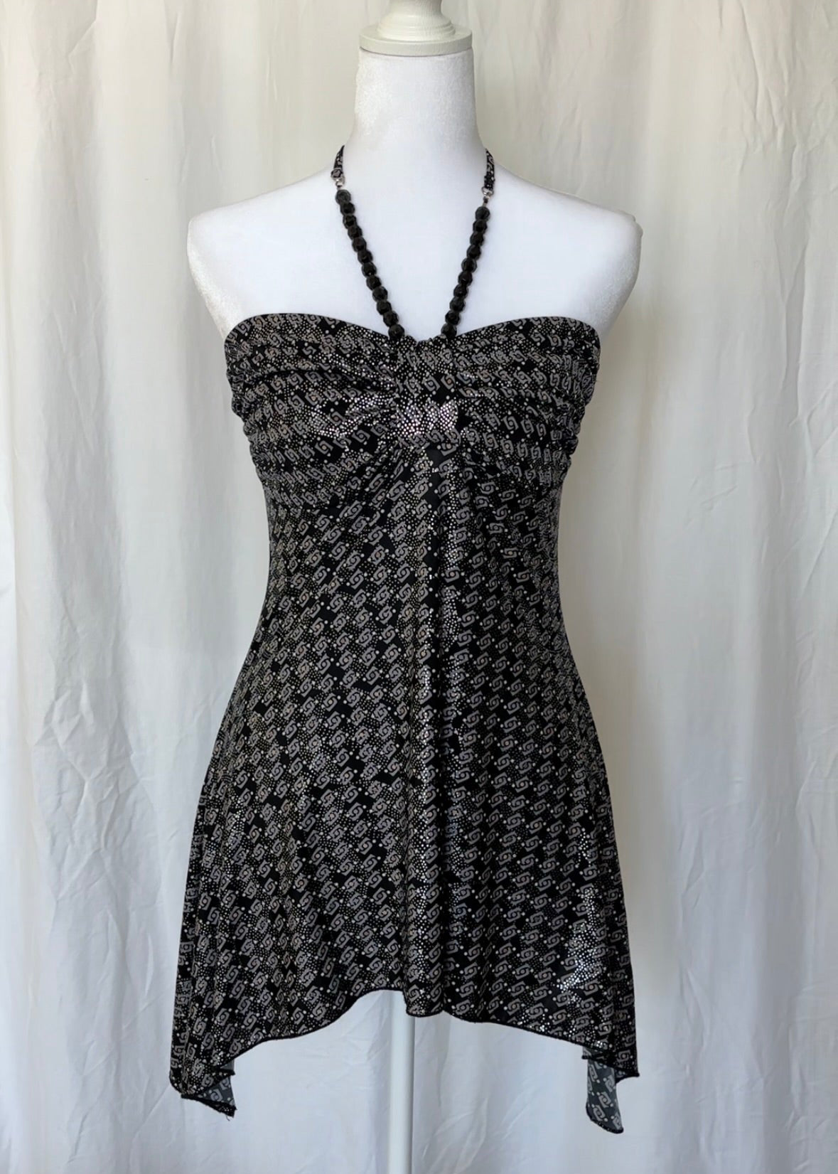 Papaya Size XS Beaded Halter Top