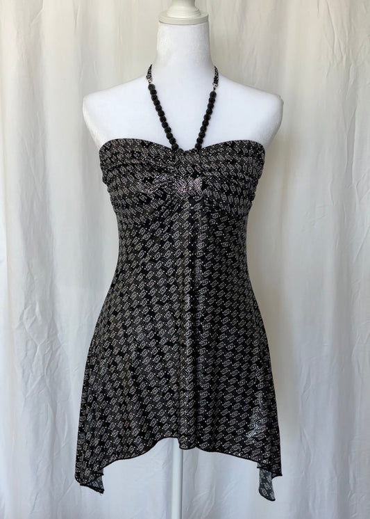 Papaya Size XS Beaded Halter Top